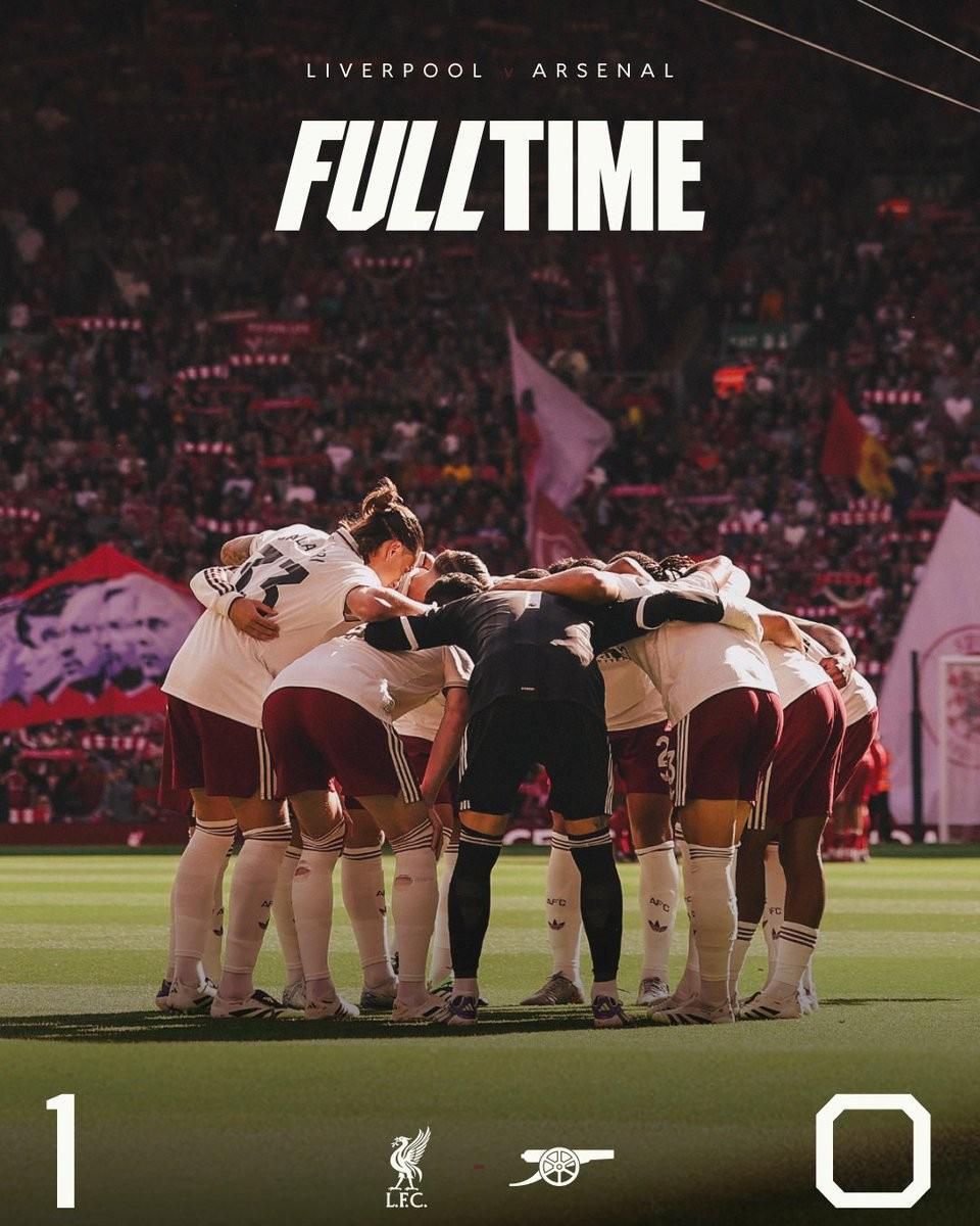 5平8负，阿森纳英超客场对阵利物浦已连续13场不胜